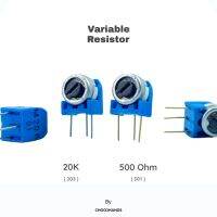 โพเทนชิออมิเตอร์ VR เกือกม้า Trimpot Trimmer ตัวต้านทานปรับค่าได้ แบบตั้ง Variable Resistor 20K 203 500R 501 (แพ็ค2ชิ้น)