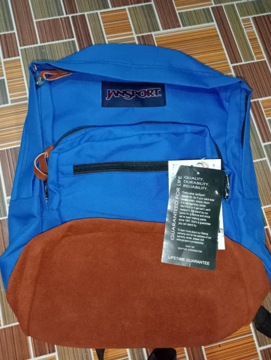 Orig Jansport with leather bottom Lazada PH