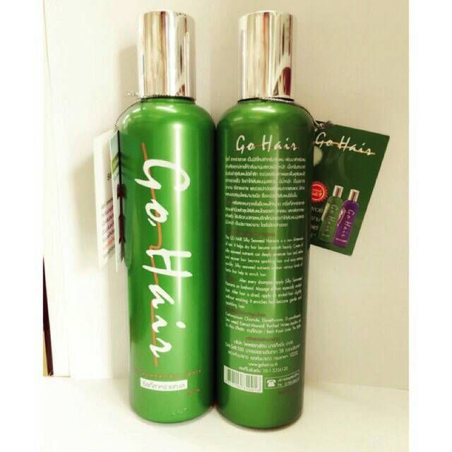 ซิลกี้สาหร่ายทะเล-โกแฮร์-ขวดเขียว-250ml-go-hair-ของแท้100-สารสกัดจากธรรมชาติ-สมุนไพรนานาชนิด-ที่เป็นอาหารผม-ช่วยบำรุงเส้นผมที่แห้งเสีย-ช่วยให้เส้นผมนุ่มสลวยเงางามมีน้ำหนัก-จัดทรงง่ายไม่ชี้ฟูเส้นผมไม่พ