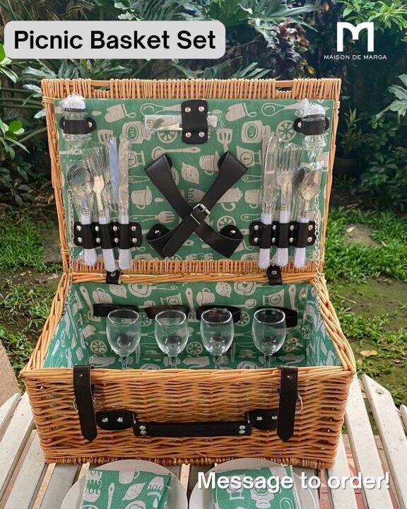 Picnic Basket Rattan Lazada PH