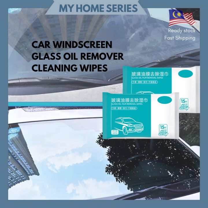 Glass Cleaner Wipes For Car Oil Film And Glass Cleaning Wet Wipes