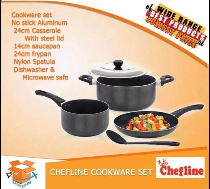CHEFLINE COOKWARE SET Lazada PH