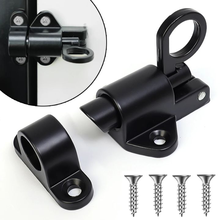 Aluminum Alloy Security Latch Window Gate Security Pull Ring Spring ...