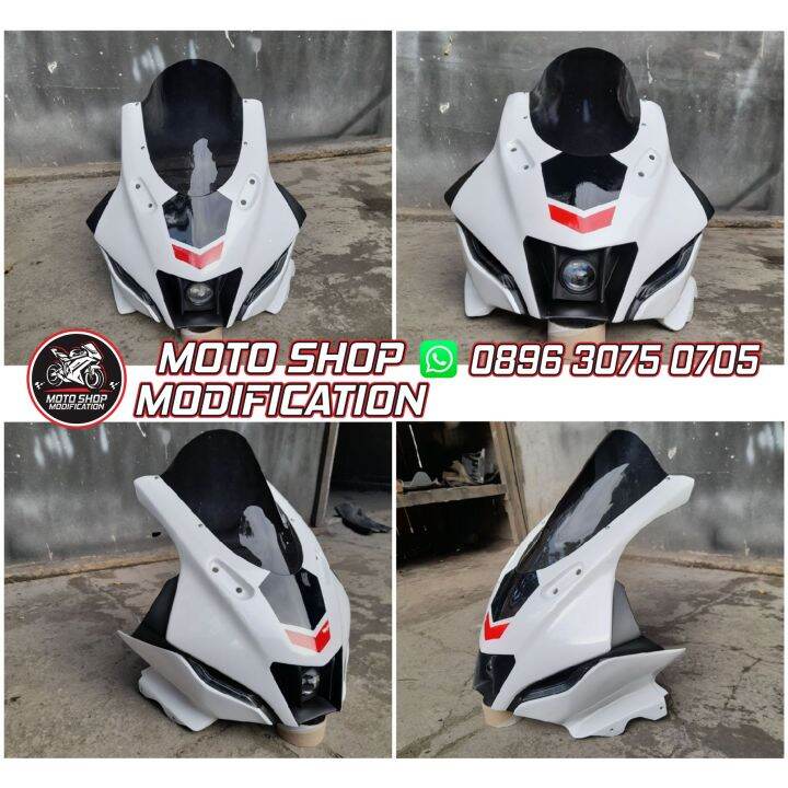 Headlamp Model R15 V4 + Lampu + Visor PNP Yamaha R15 OLD V1 V2 dan R15