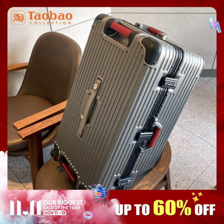 Exported to Japan Large Capacity Aluminium Frame Luggage Men's and