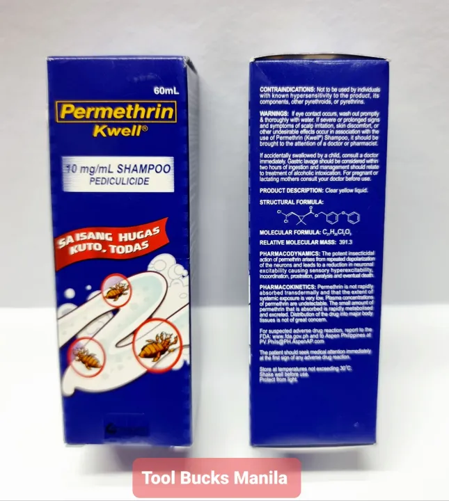 Kwell Shampoo Permethrin 60ml Lazada PH