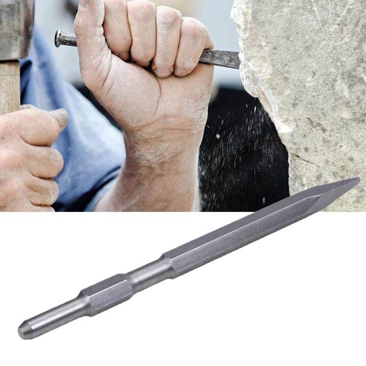 Hex Chisel Pointed Flat Electric Hammer Chisel For Concrete Metal Tile