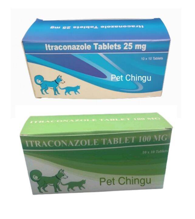 10 Tablets ITRACONAZOLE 25 mg/100 mg for Yeast, Ringworm, and Other