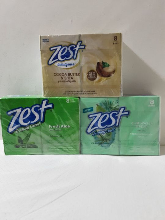 Zest Bar Soap ( 8 Bars 113 g. each Bar) from US | Lazada PH