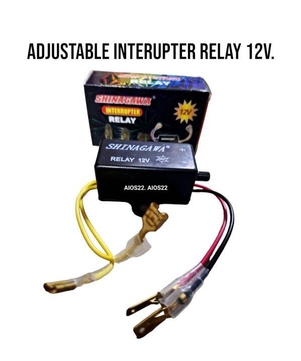 UNIVERSAL MOTORCYCLE INTERRUPTOR HORN RELAY ADJUSTABLE SHINAGAWA RELAY 12V. Lazada PH
