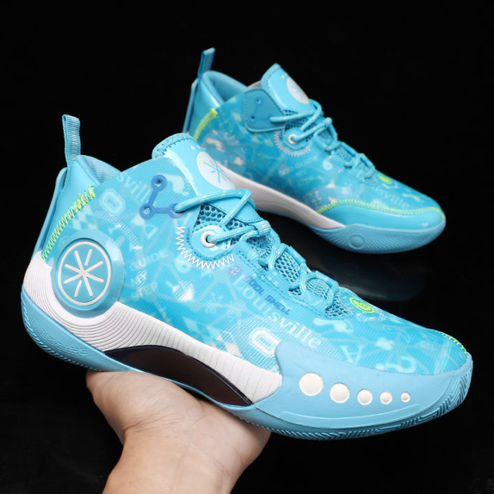 Phantom 3 Authentic Basketball Shoes Men's Xinjiang Blue Friction Sound ...