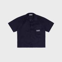 Classic A Navy Linen Shirt