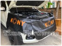 ผ้าคลุมซ่อมรถยนต์ ยี่ห้อ KONY สีดำ ผ้าคลุม แก้มรถยนต์ มีแม่เหล็ก และตะขอเกี่ยว ป้องกันรอยขีดข่วน ผ้าคลุม ซ่อมรถยนต์