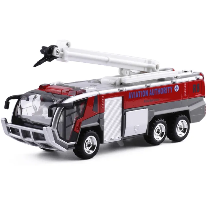 Diyaduo Metal Car Airport Fire Truck Model CHILDREN'S Toy Car ...