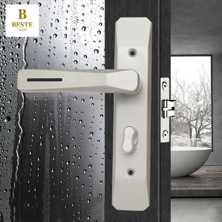 Room Door Handle Locked HighGrade Aluminum Alloy Handle Lock Door Lock