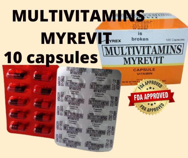 MULTIVITAMINS MYREVIT 10 Capsule Lazada PH