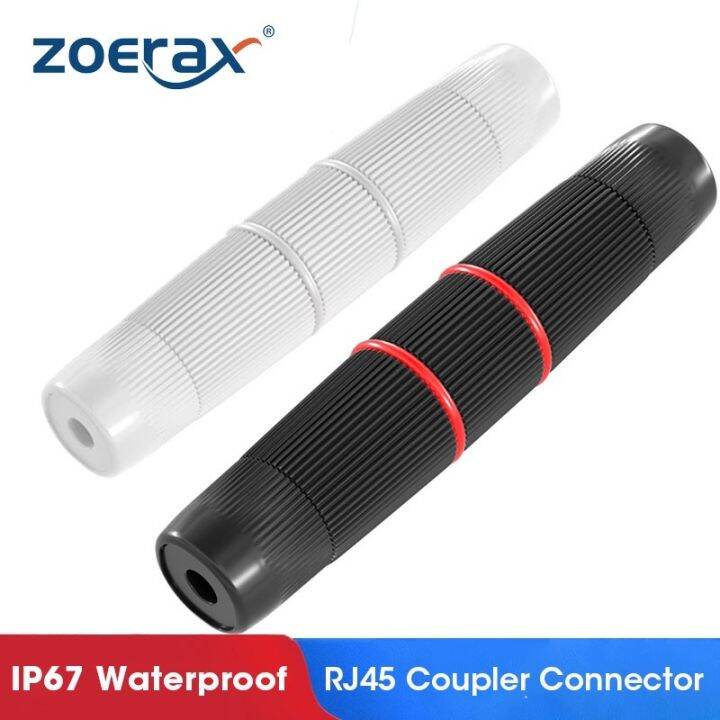 RJ45 Waterproof Connector IP67 Ethernet Network Cable Connector Double Head Outdoor Lan Coupler Adapter Female For