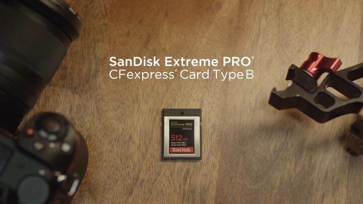 SanDisk Extreme PRO CFexpress Card Type B 256GB (SDCFE-256G-GN4NN) ถ่าย ...