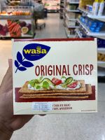 Original Crisp Wasa Brand 200g ขนมปังกรอบ ออริจินอล คริสป์ ตรา วาซา ผลิตจากแป้งไรซ์และแป้งสาลี Wholegrain Thin Rye Bread