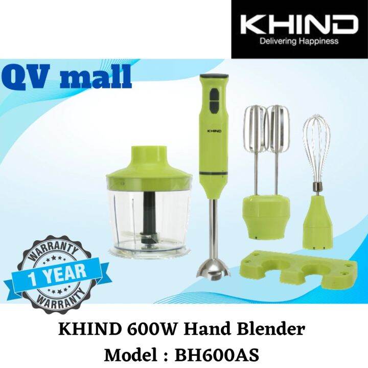 KHIND MULTIFUNCTIONAL HAND BLENDER BH600AS Lazada
