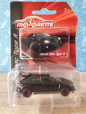 โมเดลรถเหล็ก Majorette Honda Civic Type R _ SERIES Honda Civic Type R _ 220C-10 #Black สีดำเงา เปิดท้ายรถได้ โมเดลรถสะสม