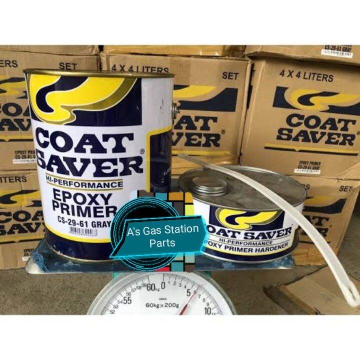 Coat Saver Epoxy Primer/Hardener Set Lazada PH
