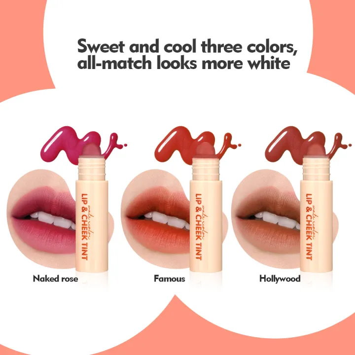 Ashley Shine Water Color Lip & Cheek Tint Natural Looking Roll On Gel ...