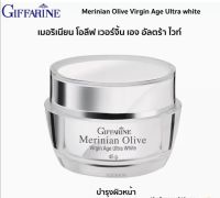 Merinian Olive Virgin Age Ultra White​ เมอริเนี่ยม  โอลีฟ  เวอร์​จิ้น เอจ อัลตร้า ไวท์ ผลิตภัณฑ์​บำรุงผิวหน้า ผสมสารป้องกัน​แสง​แดดและน้ำมันมะกอก ออแกนิค เอ๊กซ์ตร้า เวอร์​จิ้น เกรดคุณภาพ​สูงสุด ออกฤทธิ์​ฟื้นฟู​บำรุง​ผิวที่ปรากฏริ้วรอย​ ผิวหมอง​คล้ำ