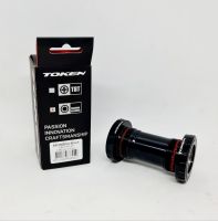 ชุดกระโหลก ชุดกระโหลกแบริ่ง BOTTOM BRACKET TOKEN BB386BSA-BLACK  Frame :BSA threads Crank BB386 30MM ชุดกระโหลกกลวง ROAD /MTB