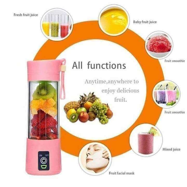 Portable and Rechargeable Battery Juice Blender Lazada PH