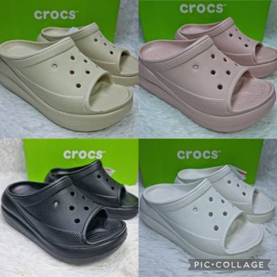 รองเท้า Crocs รองเท้าแบบสวมส้นสูงของผู้หญิง รุ่น Classic crush clog มาใหม่ล่าสุดงานสวย รับรองสินค้าเหมือนในรูปทุก อย่างค่ะ