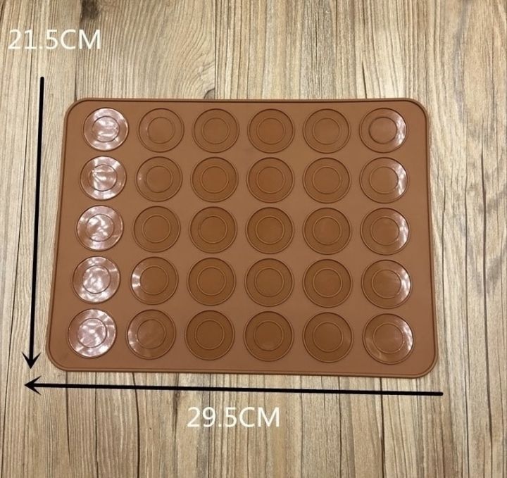 แผ่นรองอบมาการอง-พิมพ์ซิลิโคนรองอบมาการอง-30-หลุม