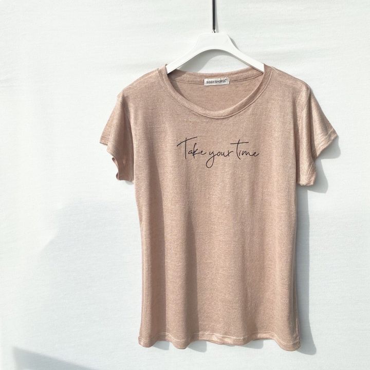 เสื้อยืดสกรีน-take-your-time