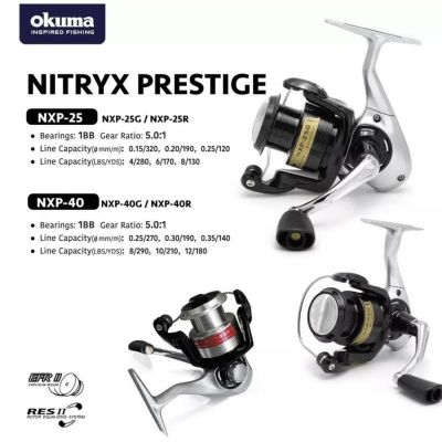 รอกตกปลา รอกสปินนิ่ง Okuma รุ่นNxp-25G//Nxp-40R