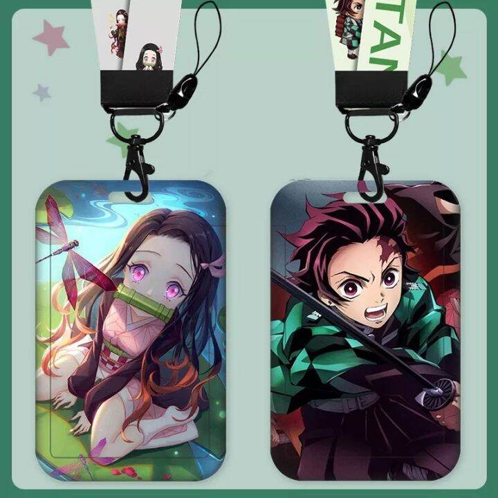 Demon Slayer ID Card Holder Card Cover Subway Bus Card Student Card ...