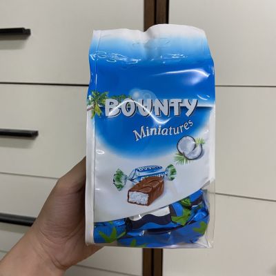 Bounty Miniatures บาวน์ตี้ช็อคโกแล็ตสอดใส้มะพร้าว 220 กรัม