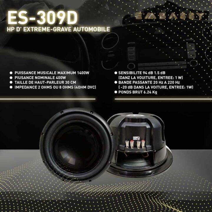 Subwoofer ES 309D Embassy | Lazada Indonesia