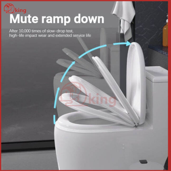 toilet seat cover with Slow Close U/V/O Type Standard toilet bowl cover