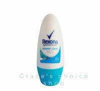 Rexona Motionsense shower clean Roll On 50 ml. เรโซนา โมชั่นเซนส์ ชาวเวอร์ คลีน โรลออน ลดเหงื่อพร้อมระงับกลิ่นกาย ขนาด 50 มล. (Exp.06/2024)