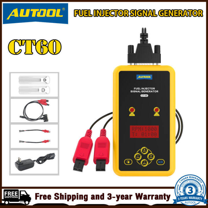 AUTOOL CT60 Fuel Injector Signal Generator Fuel Injector Super Pulse ...