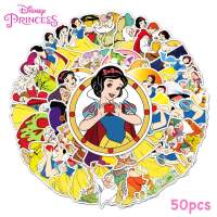 สติ๊กเกอร์ Snow White 591 เจ้าหญิง สโนว์ไวต์ 50ชิ้น disney เจ้าหญิงดิสนี่ย์ ดิสนี Ariel นางเงือก Mermaid Frozen แอเรียล