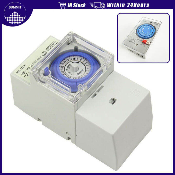 24 Hours Industrial Mechanical 12V DC Timer Switch SUL181H/TB118N 2