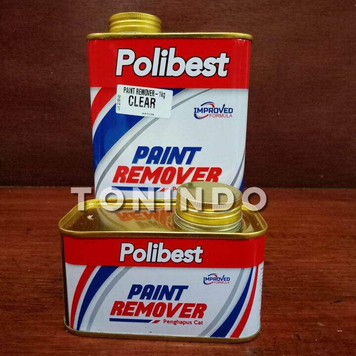 Polibest Paint Remover Cairan Pengelupas Cat Kemasan 200gr/1kg Lazada