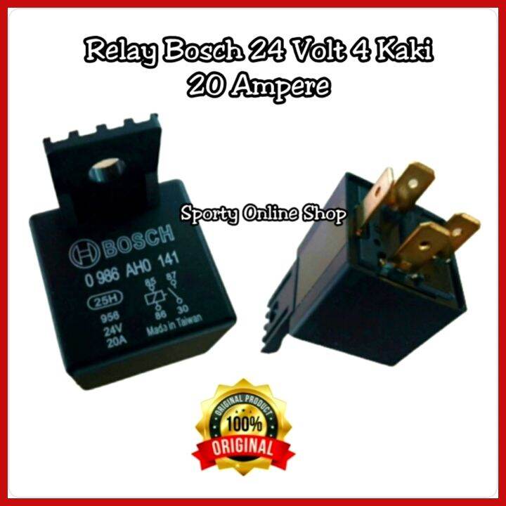 Relay Bosch 24 Volt 4 Kaki 20 Ampere Lazada Indonesia