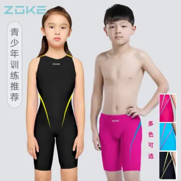 Girls Training Swimwear ZOKE One Piece Professional Swimsuit Teens Premium  Beachwear For Kids Girl 2 To 18 Years Old