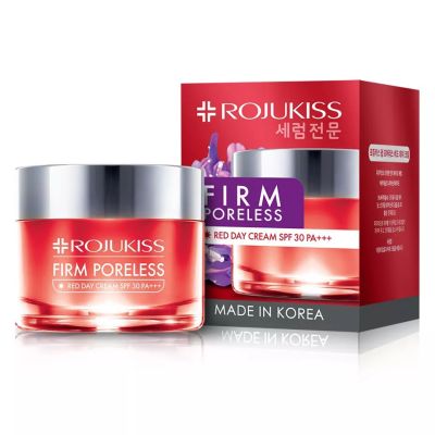 ของแท้ 100% ค่ะ Rojukiss Firm Poreless Red Day Cream SPF30/PA+++ 45ml ครีมกลางวัน โสมแดง ครีมเกาหลี ริ้วรอยจางลง
