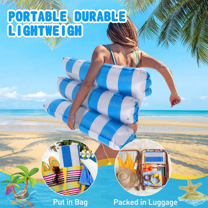 Adult Floating Chair Foldable Air Mattress Pool 4 in 1 Floating Air