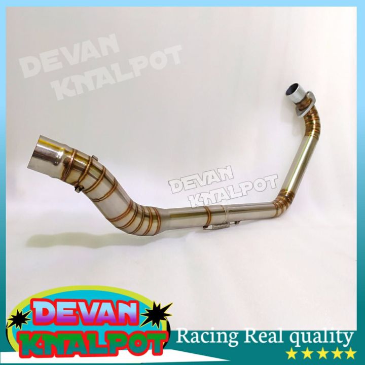 Leher Knalpot Cb 150r Old Stainless Full Cacing Pipa Leheran Honda Cb150r Lama Stenlis 0304