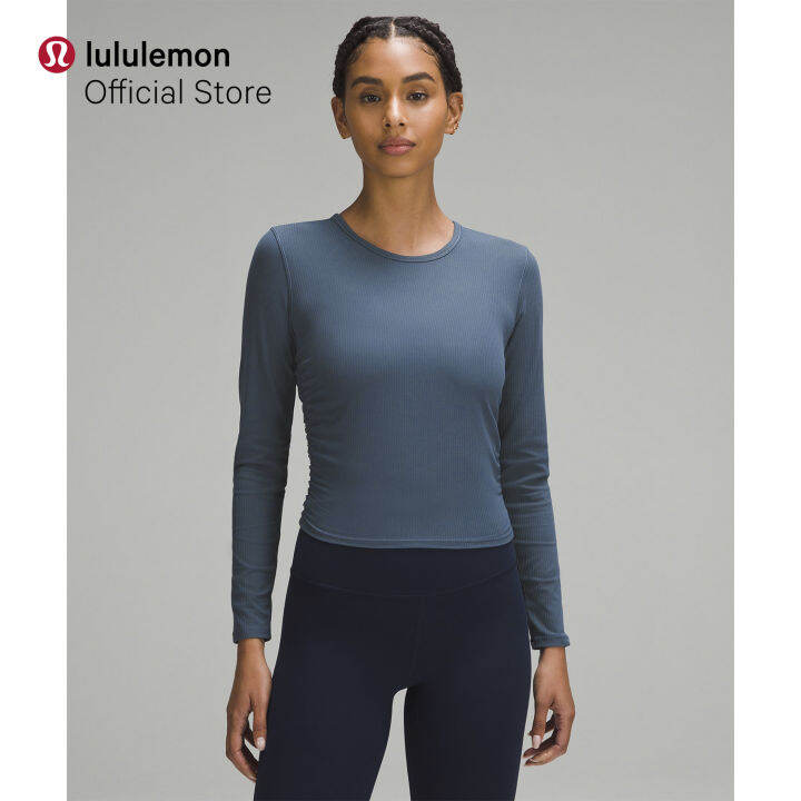 lululemon Women's All It Takes Long Sleeve Ribbed Nulu™ Lazada