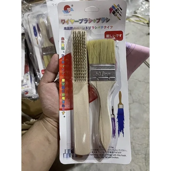 DM Paint Brush With Steel Brush Rust Cleaning Tools | Lazada PH